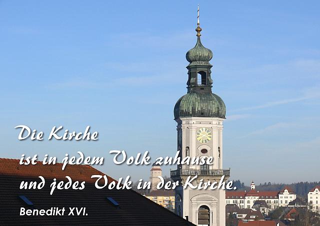 Benedikt XVI: Die Kirche ist in jedem Volk zuhause