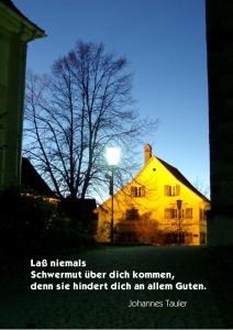 Tauler lass-niemals-Schwermut